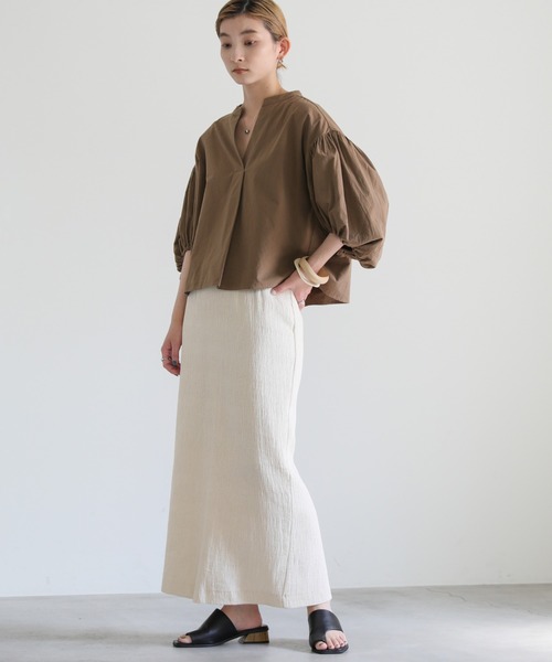 select MOCA（セレクトモカ） シャツ ブラウス 2022 SS スキッパー 