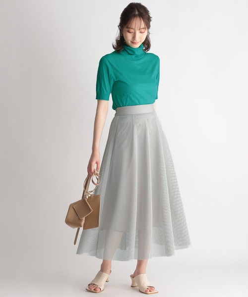 【Andemiu】夏にぴったりメッシュスカート Andemiu スカート メッシュフレアスカート285900 : ZOZOTOWN