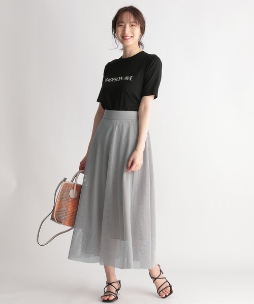 【Andemiu】夏にぴったりメッシュスカート Andemiu スカート メッシュフレアスカート285900 : ZOZOTOWN