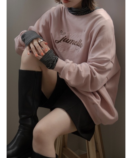 Jumelle ジュメロ　スウェット　 5点セット jumelle トレーナー スウェット 刺繍オーバースウェット
