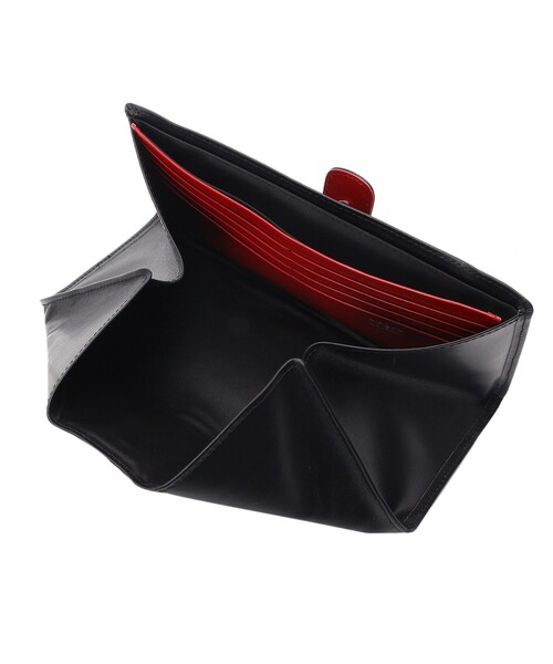 【極美品】 HIROKO HAYASHI 長財布 LEO 黒 レザー LEO(レオ)長財布ミニ 黒（財布） | HIROKO HAYASHI（ヒロコ ハヤシ