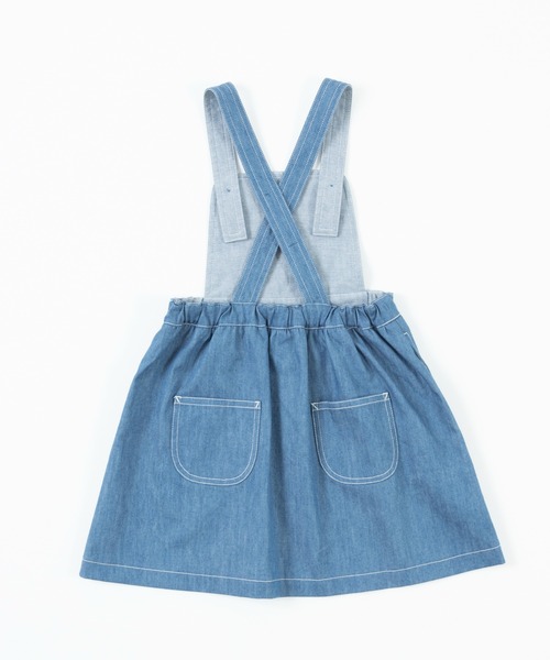 ジャンパースカート　ワンピース　デニム　110 KP ワンピース ジャンパースカート デニムジャンパースカート(110