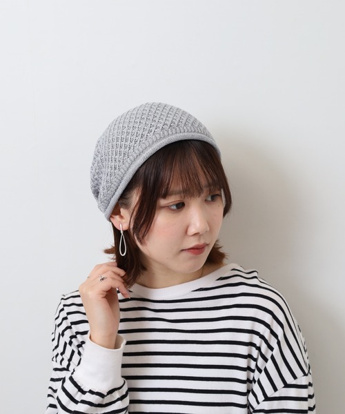 Bless Ü グレー ニット帽 美品 かつきくん着用 Bless u かつきくん着用 ビーニー ニット帽 グレー - 帽子
