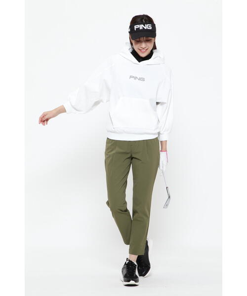 美品！PING フード付きパーカー兼レインウエア　LLサイズ ベージュ 美品！PING フード付きパーカー兼レインウエア LLサイズ