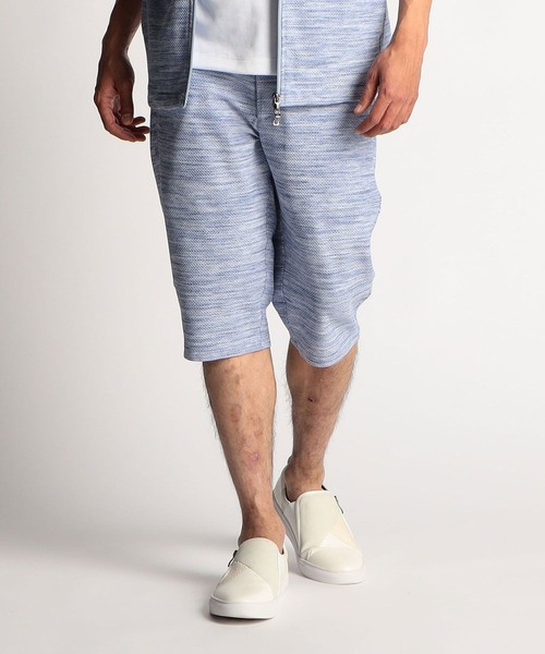 NICOLE CLUB FOR MEN パンツ ハニカムジャガードショートパンツ
