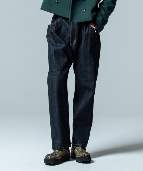 glamb（グラム） ワイドパンツ ジーンズ Overlap Waist Denim