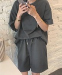 パジャマ ルームウェア レディース 半袖オーバ...の詳細画像4