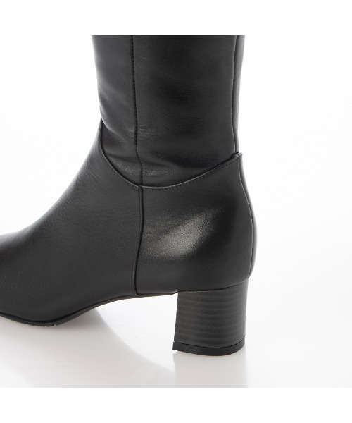 Riz raffinee（リズ ラフィーネ） ブーツ スクエアトゥロングブーツ