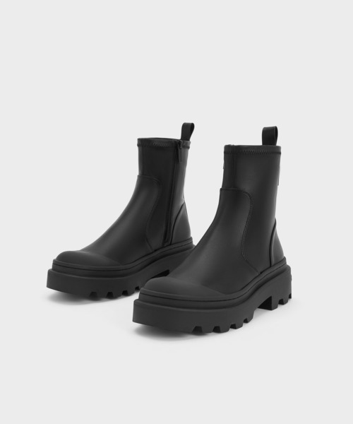 CHARLES ＆ KEITH（チャールズ&キース） ブーツ チャンキーリッジ