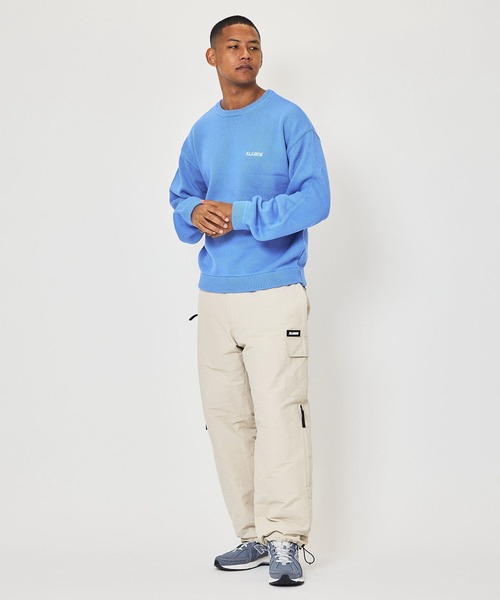 XLARGE セーター ニット STANDARD LOGO CREWNECK KNIT メンズ