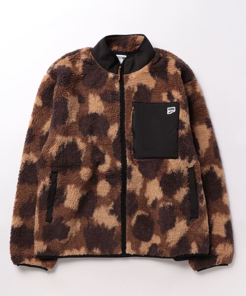 PUMA（プーマ） ブルゾン アウター メンズ DOWNTOWN AOP シェルパ