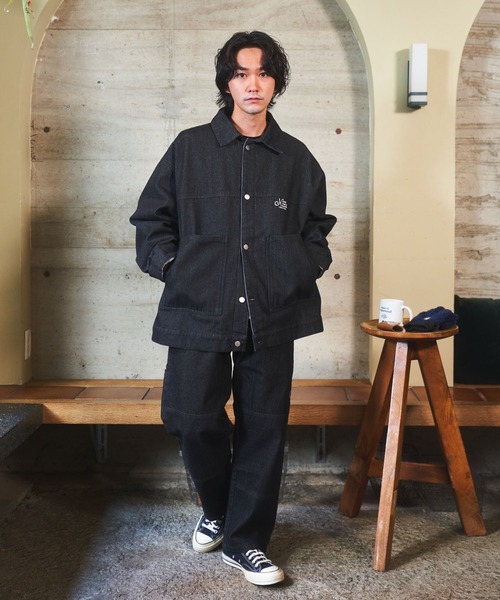 kaoyorinakami デニムジャケット gジャン logo denim jacket