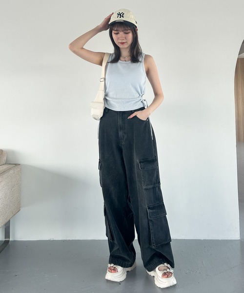 Heather（ヘザー） 厚底 サンダル ボリュームソールベルトサンダル