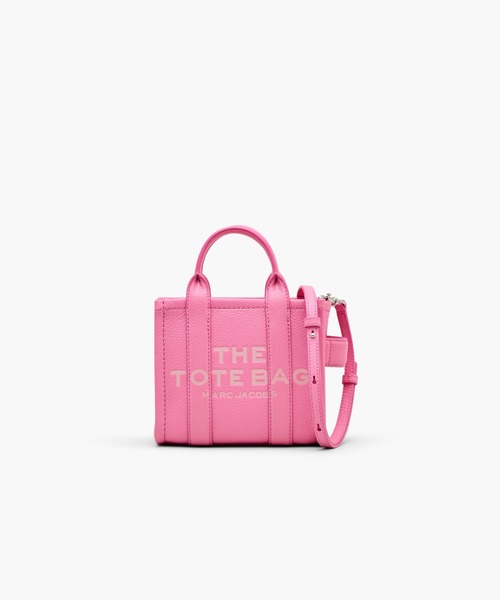 Marc Jacobs レザー ミニ クロスボディー ユニセックス MARC JACOBS トートバッグ THE LEATHER CROSSBODY MINI TOTE BAG
