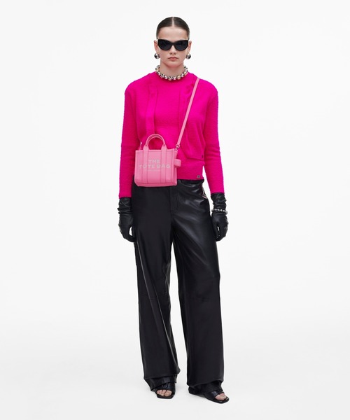 MARC JACOBS トートバッグ THE LEATHER CROSSBODY MINI TOTE BAG
