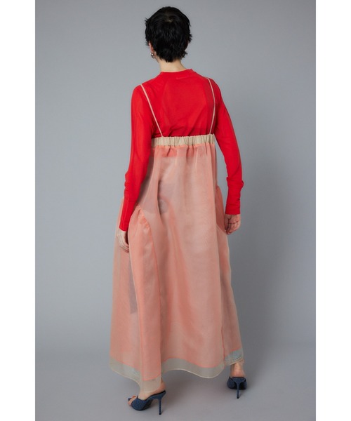 ワンピース Sheer volume dress シアーボリュームドレス レディース 