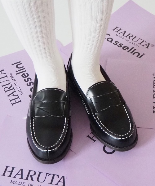 Casselini ローファー 「HARUTA×Casselini」コインローファー