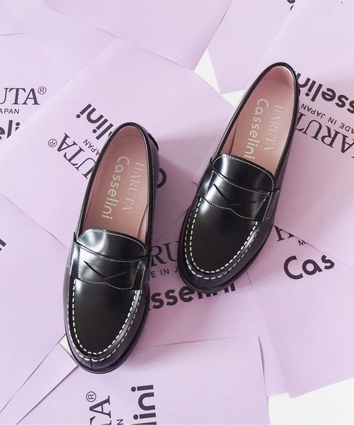 Casselini ローファー 「HARUTA×Casselini」コインローファー