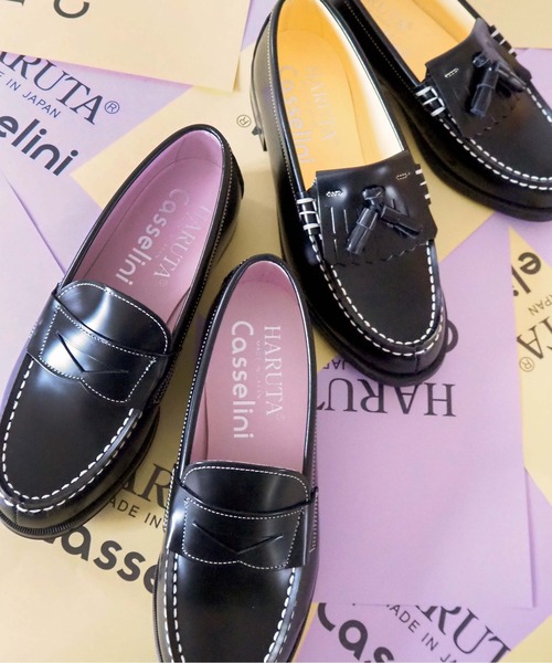 Casselini ローファー 「HARUTA×Casselini」コインローファー