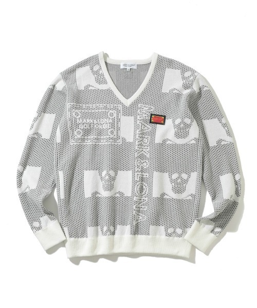 MARK&LONA（マークアンドロナ） セーター ニット Pave Mesh Vee Knit