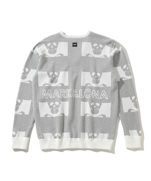 MARK&LONA（マークアンドロナ） セーター ニット Pave Mesh Vee Knit