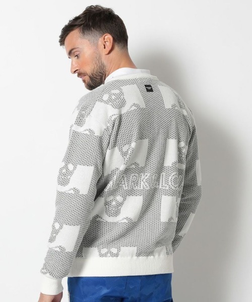MARK&LONA ニット MARK&LONA（マークアンドロナ） セーター ニット Pave Mesh Vee Knit