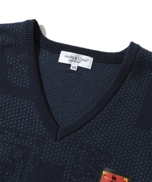 MARK&LONA（マークアンドロナ） セーター ニット Pave Mesh Vee Knit
