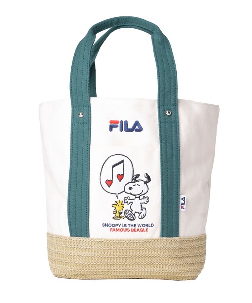 FILA（フィラ） トートバッグ ×PEANUTS ピーナッツ SNOOPY スヌーピー