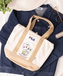 トートバッグ FILA フィラ ×PEANUT...の詳細画像1