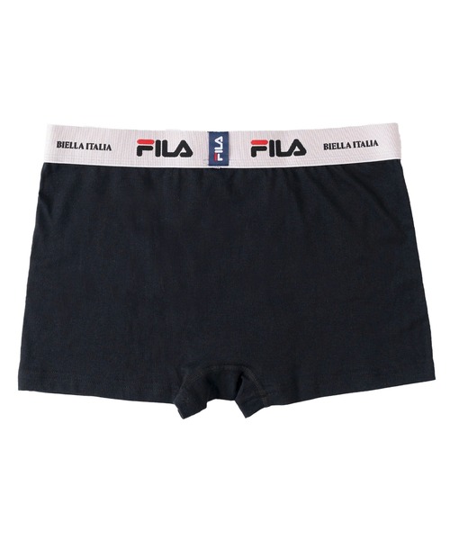 FILA ボクサーパンツ フィラ ブランド ロゴ 光沢 ウエストバンド