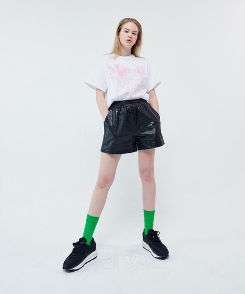 Mardi Mercredi tシャツ TSHIRT TRIPLE FLOWER レディース