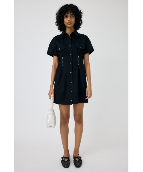 MOUSSY ワンピース WAIST ZIP UP ドレス : ZOZOTOWN Yahoo!店
