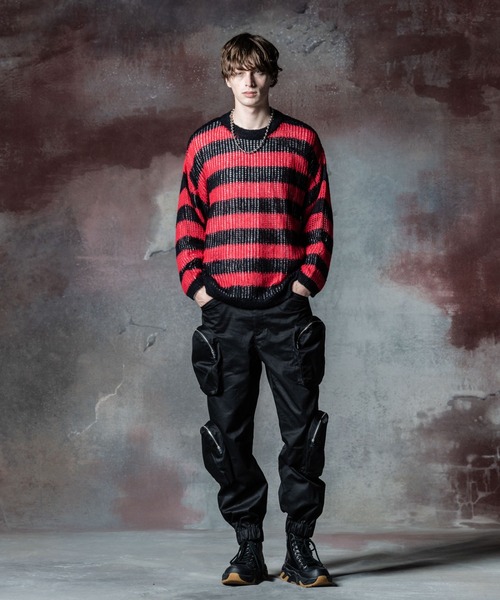 glamb カーゴパンツ ネイビー サイズ4 glamb カーゴパンツ Experimental Cargo Pants / エクスペリ