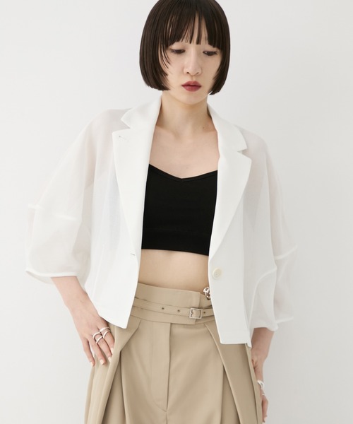 CLANE クラネ　MESH LANTERN JACKET SALE】CLANE(クラネ) MESH LANTERN JACKET - COLDBECK ONLINE