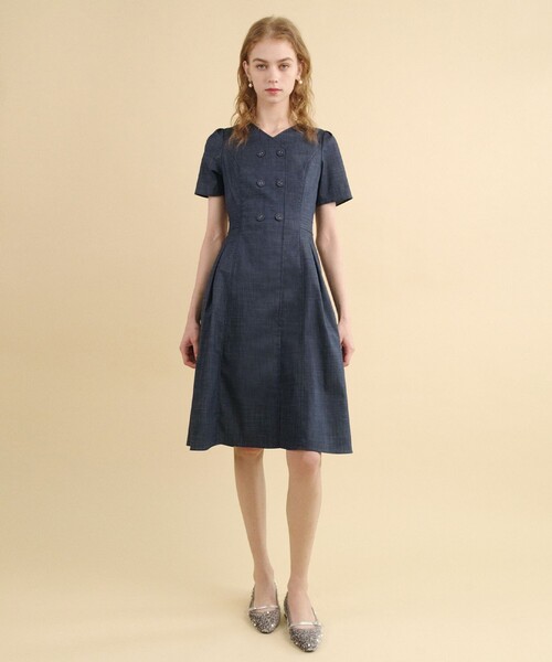 TOCCA トッカ　BAHR ドレス　デニムワンピース TOCCA ワンピース DENIM LADY ドレス : ZOZOTOWN Yahoo!店