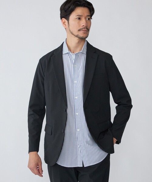 2着セット　美品　SHIPS SOLOTEX ネイビー　ジャケット　М SHIPS セットアップ SHIPS: SOLOTEX(R) メランジ 4WAY メンズ
