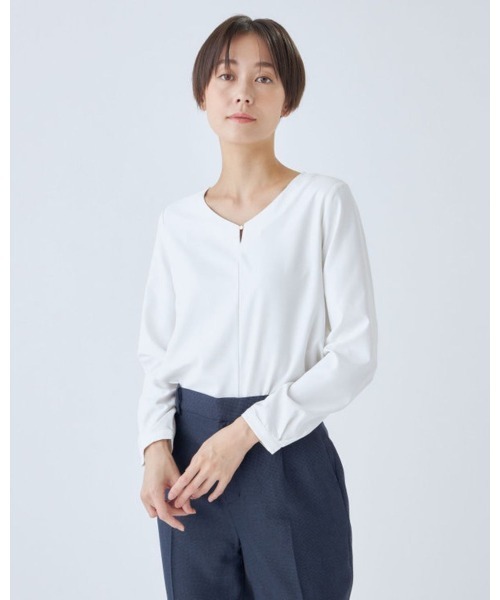 Scye リネンブラウス 白　38 即出荷】 Scye リネンブラウス 白38 トップス - トップス