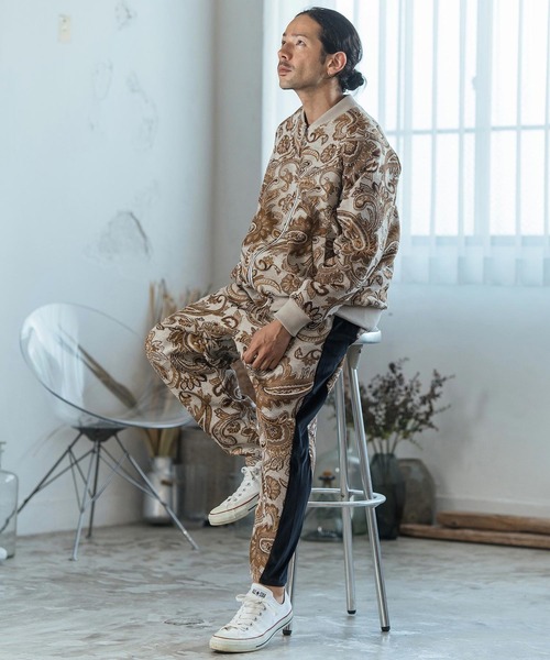 CAMBIO（カンビオ） パンツ mp12683- Gobelin Velour Combination