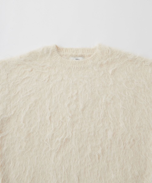 ニット セーター アソート オーバーサイズ シャギージャガードニット