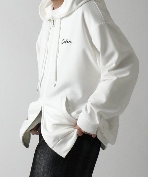 Confirm（コンファーム） パーカー ワンポイント刺繍 ビッグシルエット