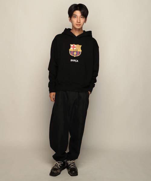 YEN TOWN MARKET パーカー 「FC BARCELONA」FCバルセロナ クレスト