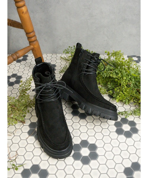 100 ％品質保証 Salvatore ferragamo スエードレースアップブーツ 靴