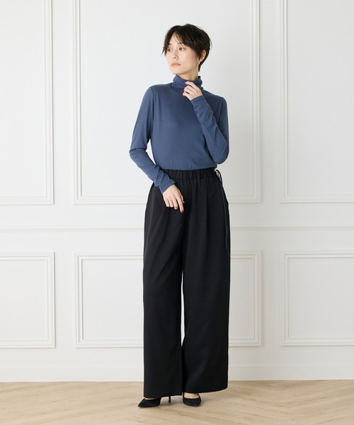 [AMBLER]Ribbon Straight 2-Way pants ユニセックスパンツ AMBLER]Ribbon Straight 2-Way pants ユニセックスパンツ