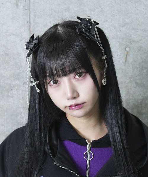 Amilige（アミリージュ） ヘアピン チェーン付ヘアクリップセット