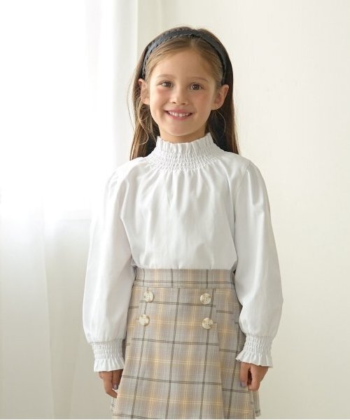 フォーマル 「オケージョン」シャーリングブラウス キッズ 子供服