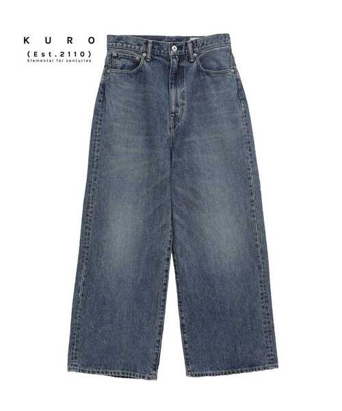 KURO ジーンズ デニム デニムパンツ 「KURO」WIDE DENIM PANTS