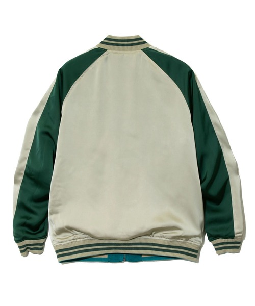 ゴースローキャラバン☆エステルサテンリバーシブルスーベニアJKT☆Ｌサイズ 新品 go slow caravan｜エステルサテンリバーシブルスーベニアJKT (MENS