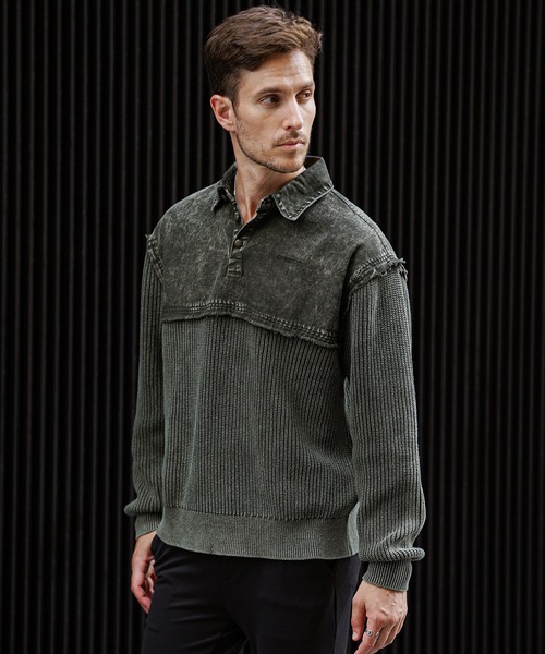 SOMEDIFF（サムディフ） セーター ニット 「SOMEDIFF」硫化染め