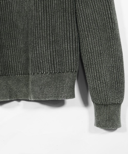 SOMEDIFF セーター ニット 「SOMEDIFF」硫化染めポロニット