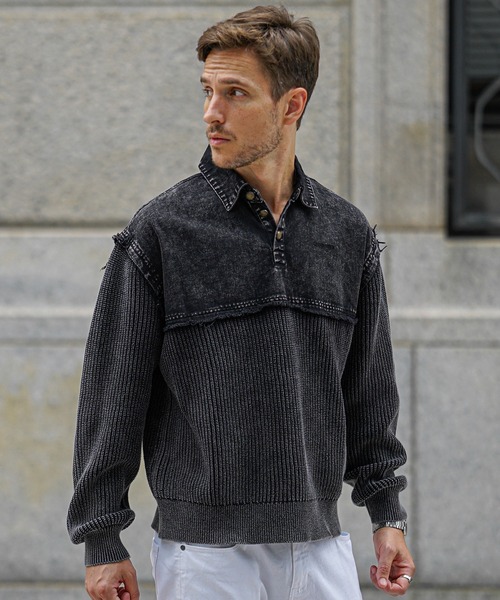 SOMEDIFF（サムディフ） セーター ニット 「SOMEDIFF」硫化染め